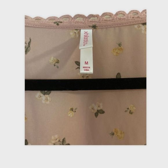 Rose Pink Floral Boho Cropped Kimono - Picture 2 of 4